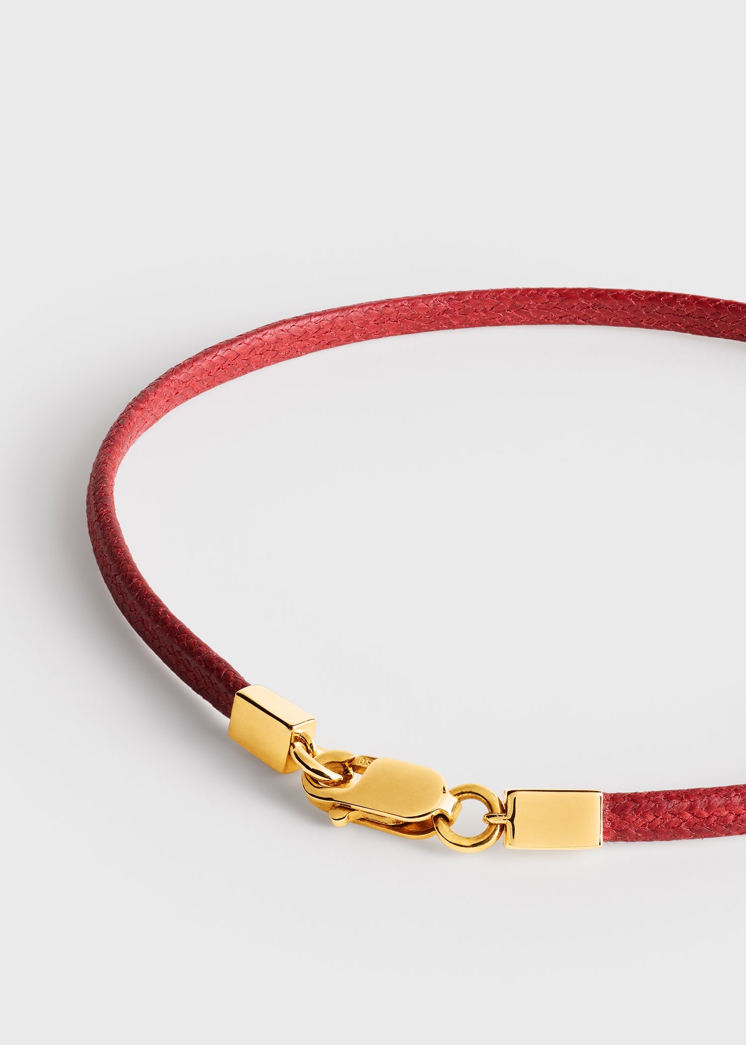 Mini diamond bracelet red/gold