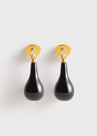 Onyx drops black/gold