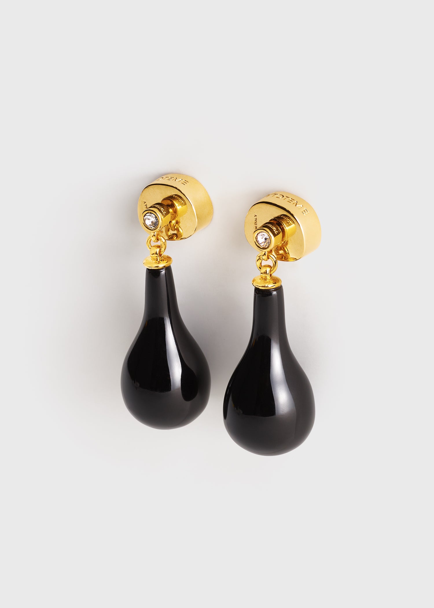 Onyx drops black/gold