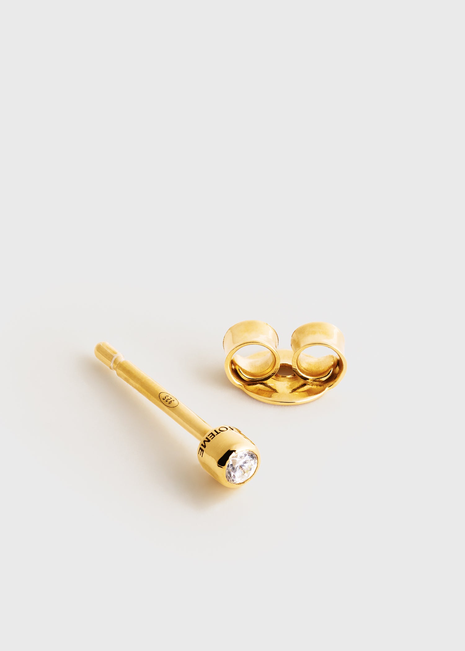 Mini diamond studs gold