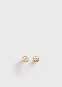 Mini diamond studs gold