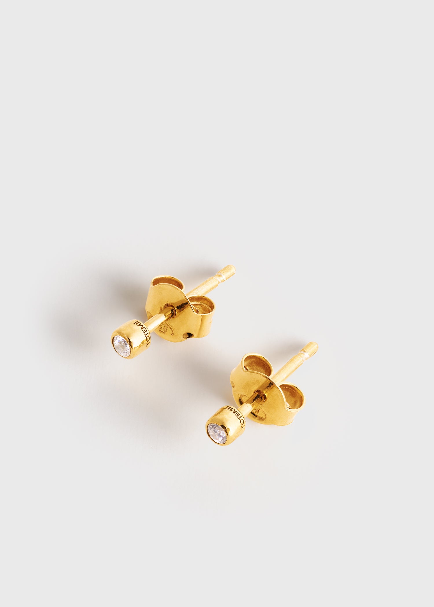 Mini diamond studs gold