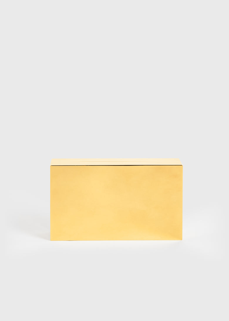 Metal clutch gold