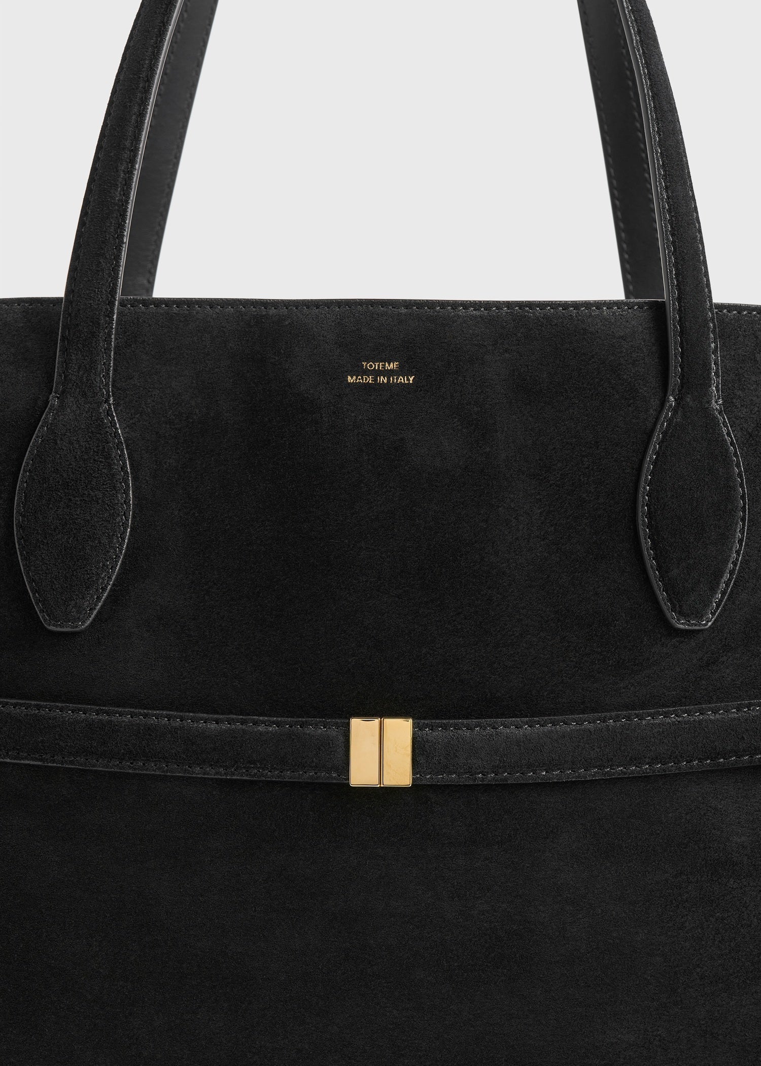 Suede lounge tote black