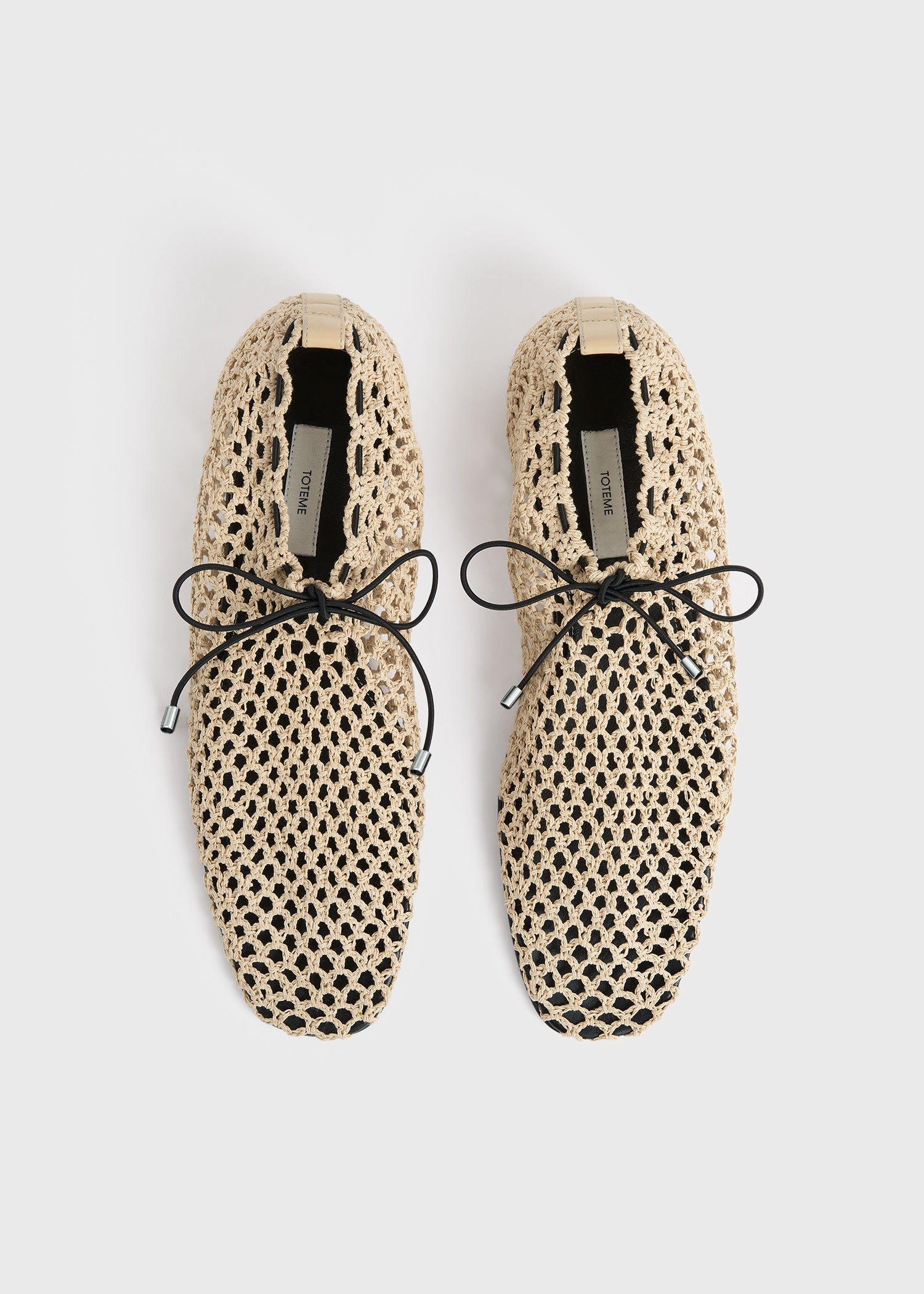 Crochet ballerinas vanilla