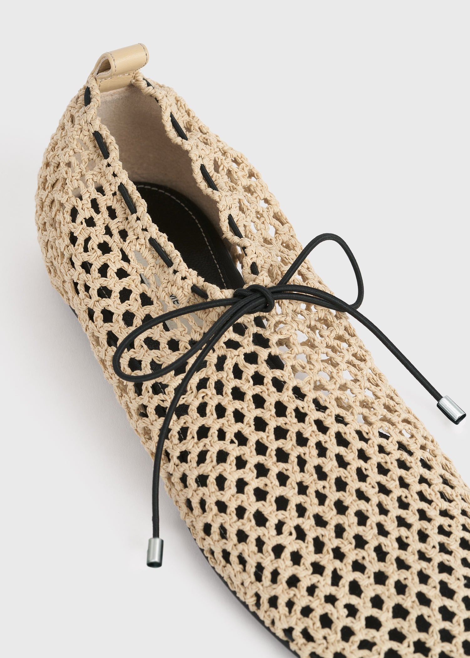 Crochet ballerinas vanilla