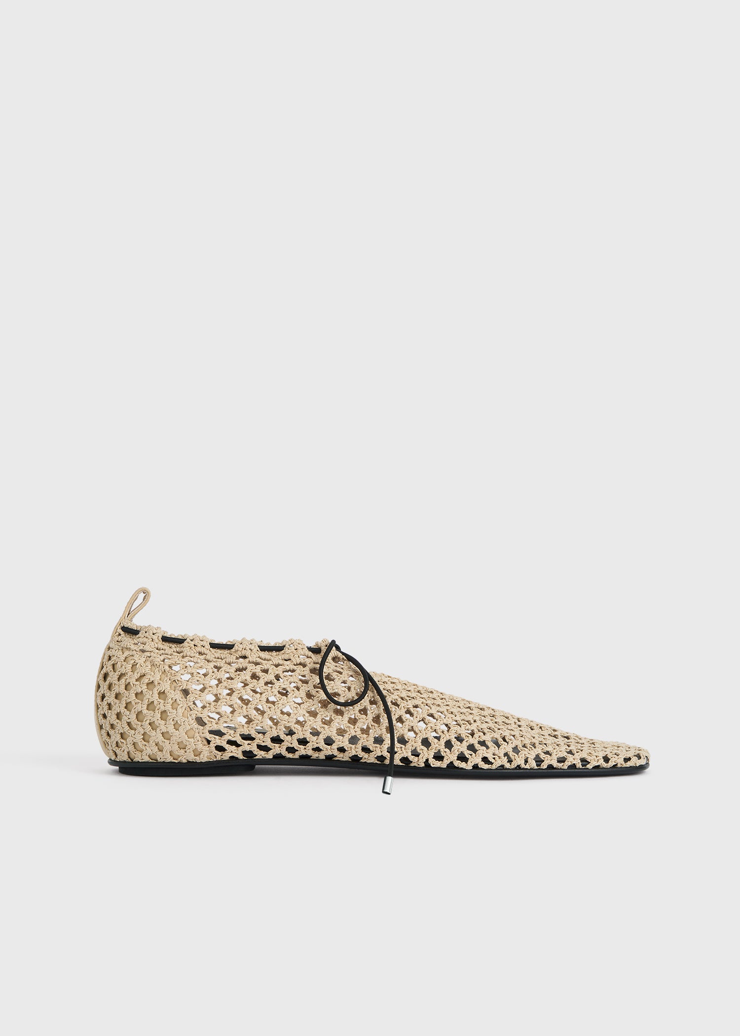 Crochet ballerinas vanilla