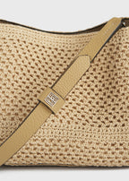 Petite crochet bucket bag vanilla