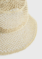 Crochet hat vanilla