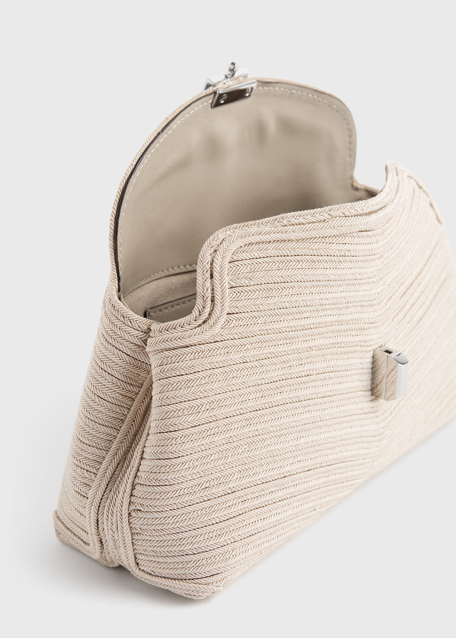 Mini T-lock rope clutch pearl