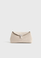 Mini T-lock rope clutch pearl