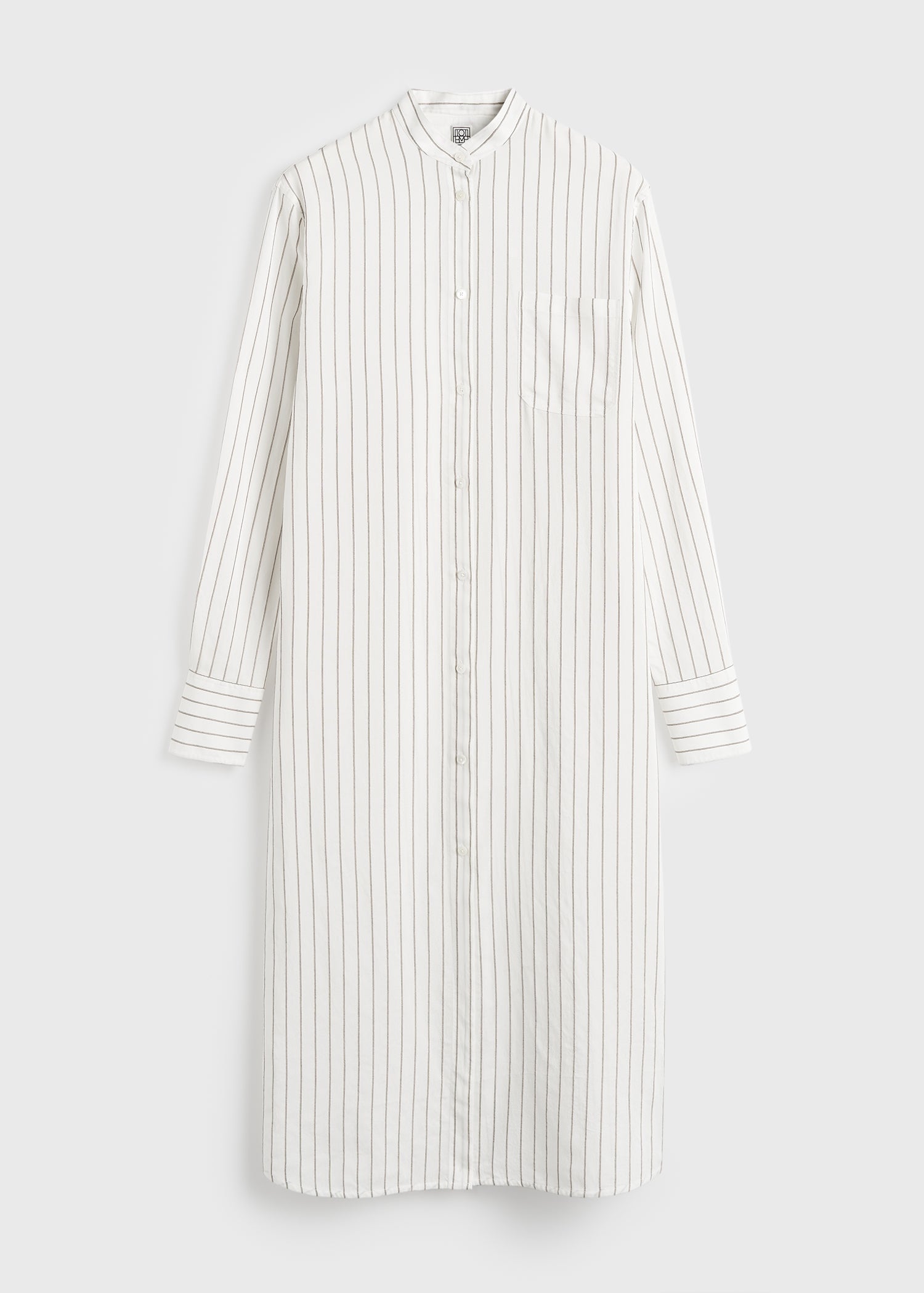 Striped summer tunic white/oyster