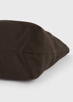 Beach tote dark brown