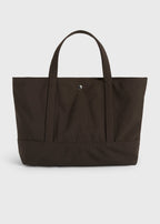 Beach tote dark brown