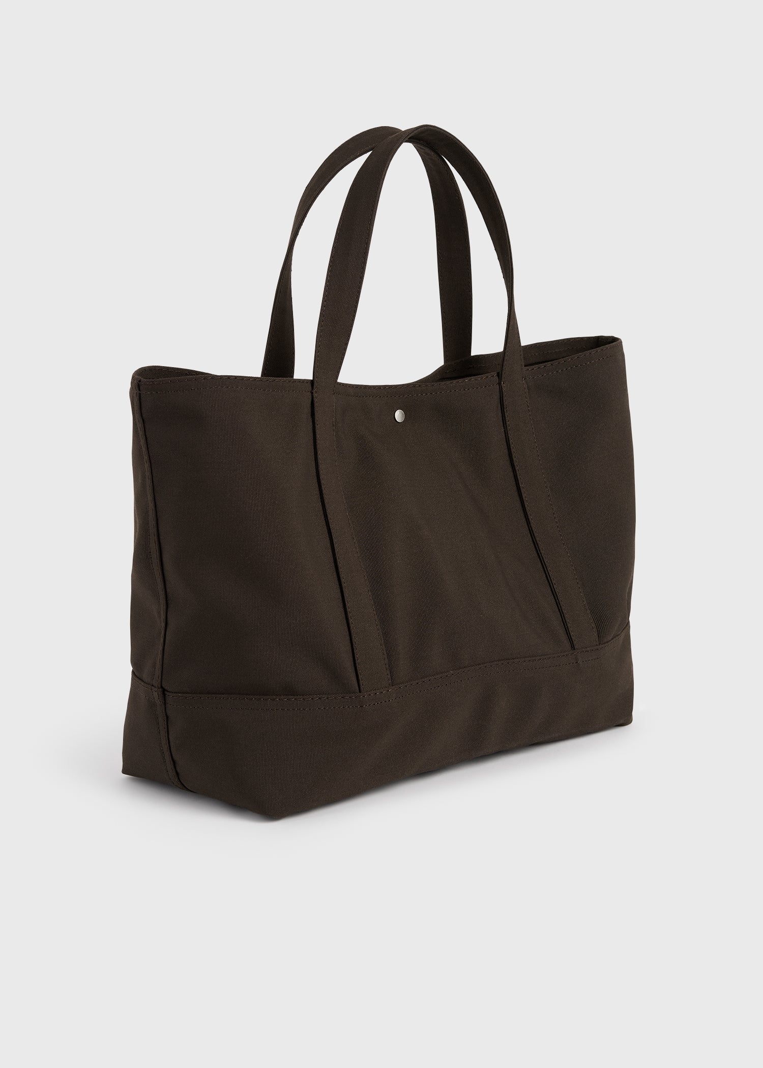 Beach tote dark brown – TOTEME