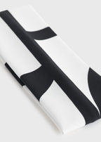 Monogram headband tofu