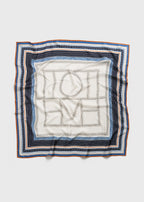 Collector scarf ecru/navy