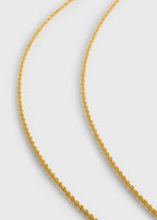 Medium jade drop necklace dark green/gold