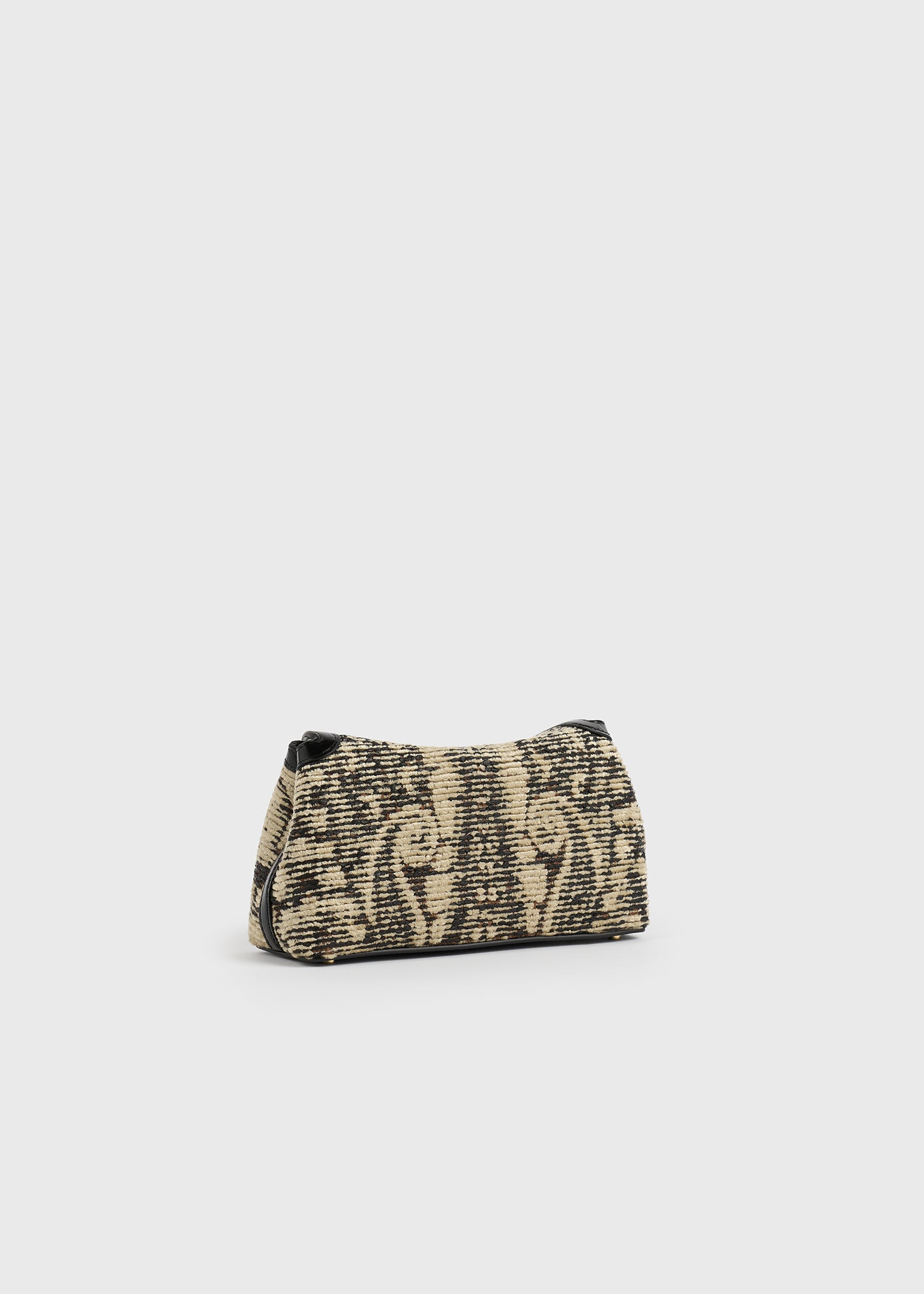 Mini T-lock paisley clutch rye/black
