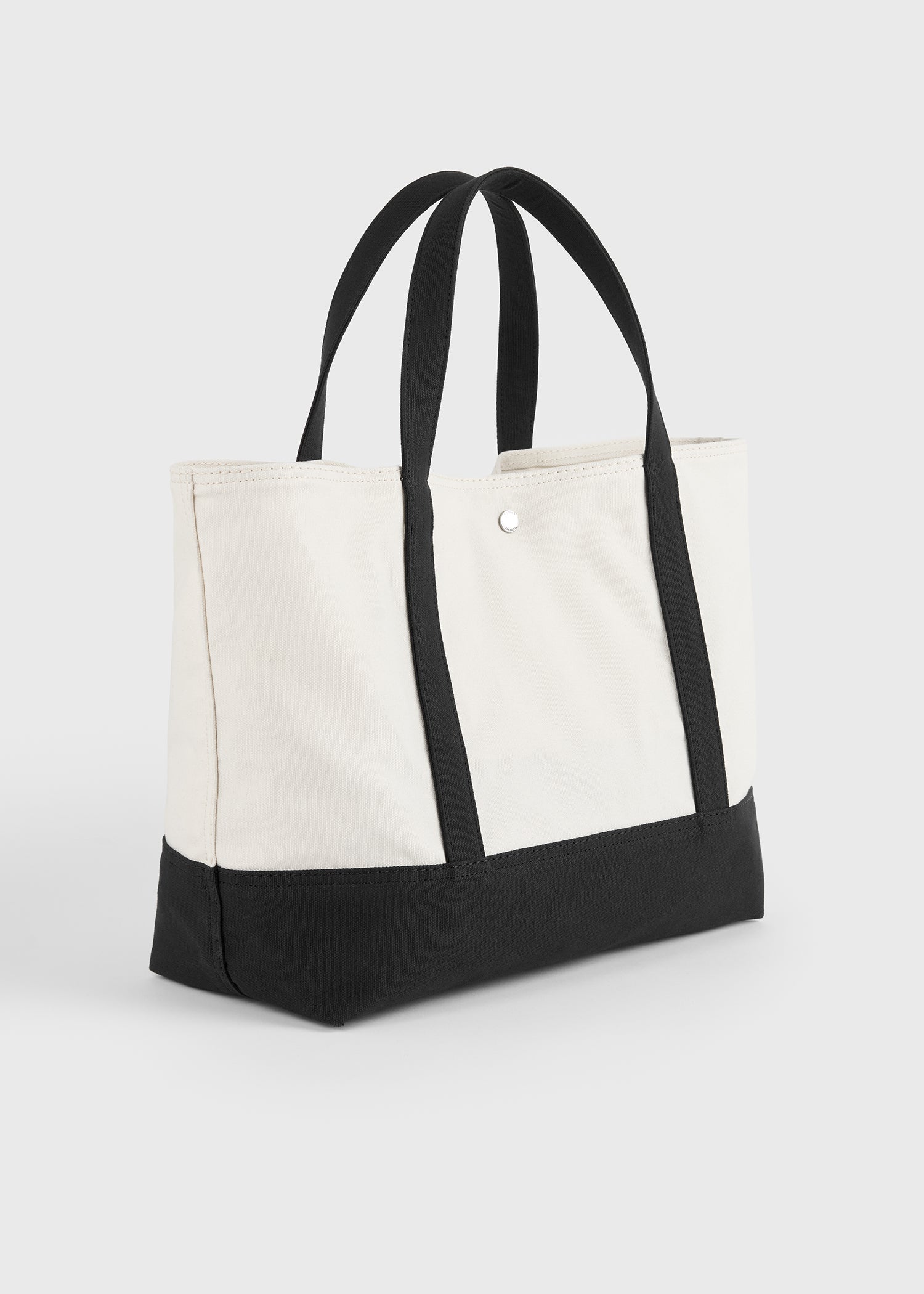 Beach tote ecru/black