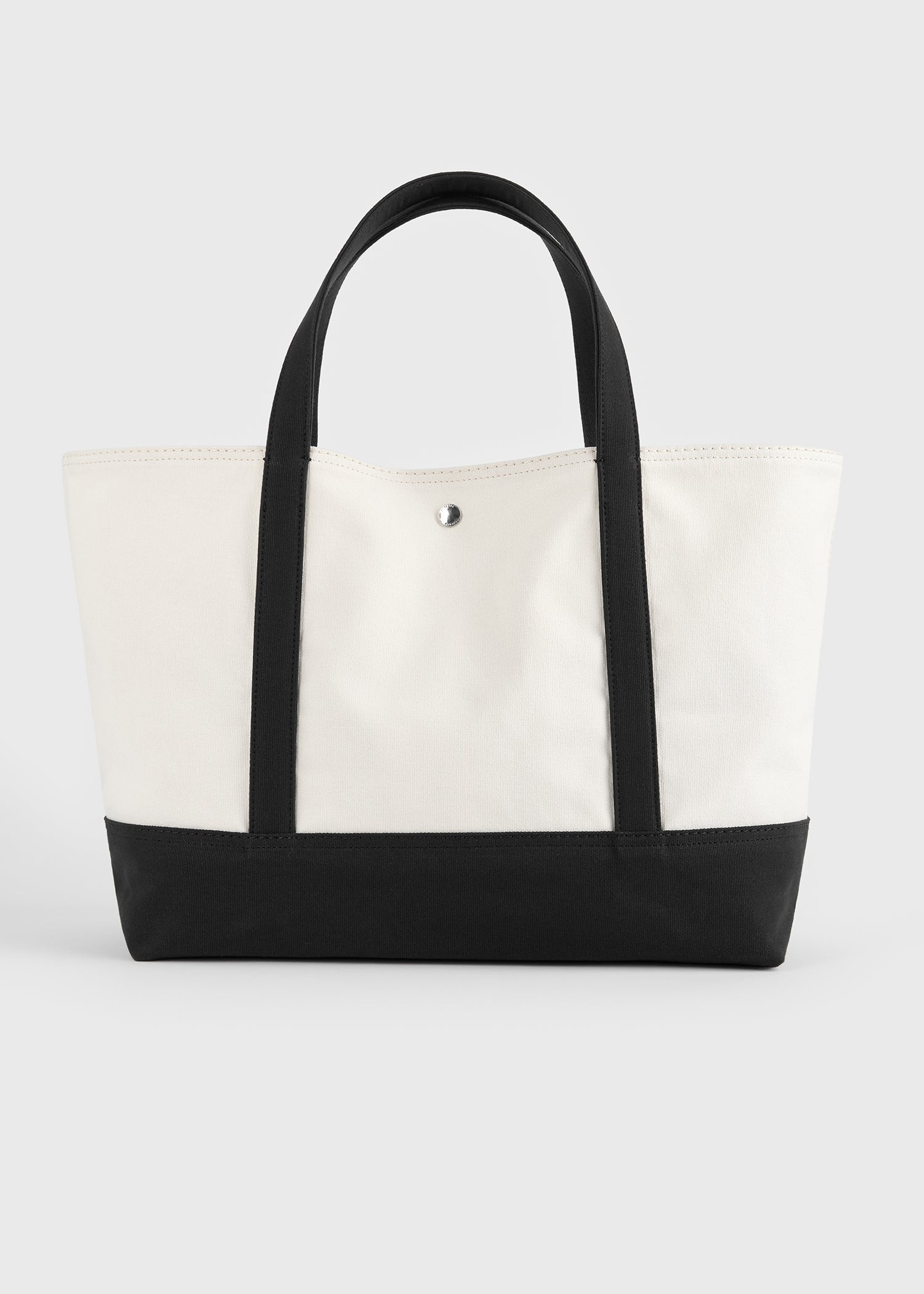 Beach tote ecru/black
