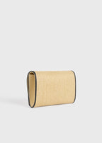 T-flap woven envelope natural/black
