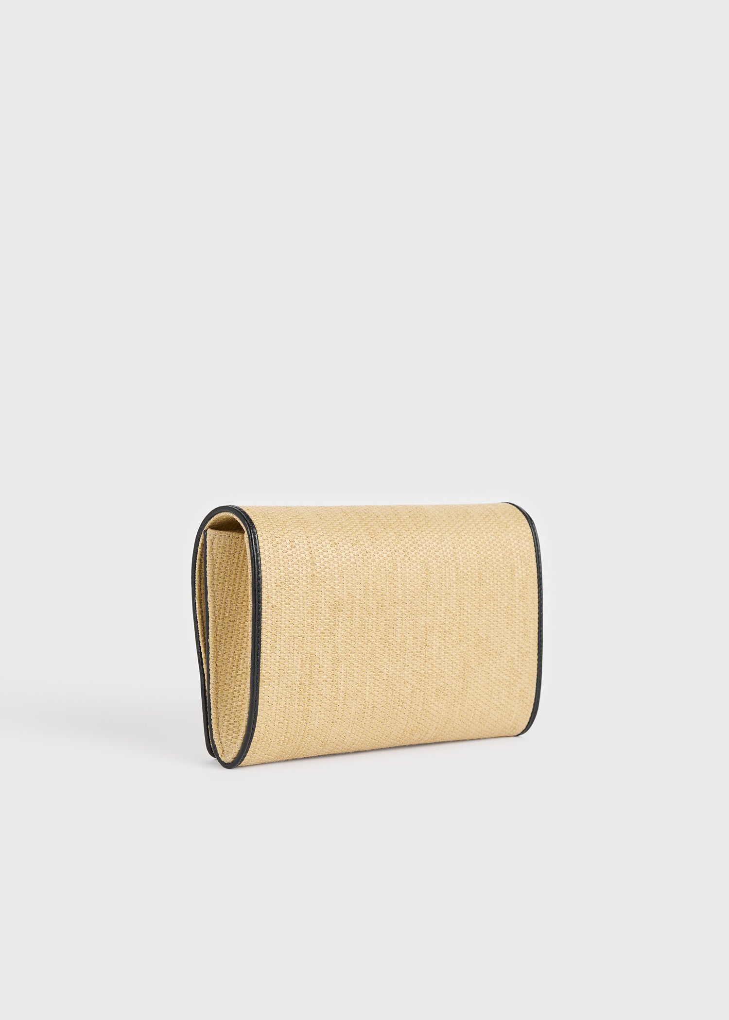 T-flap woven envelope natural/black