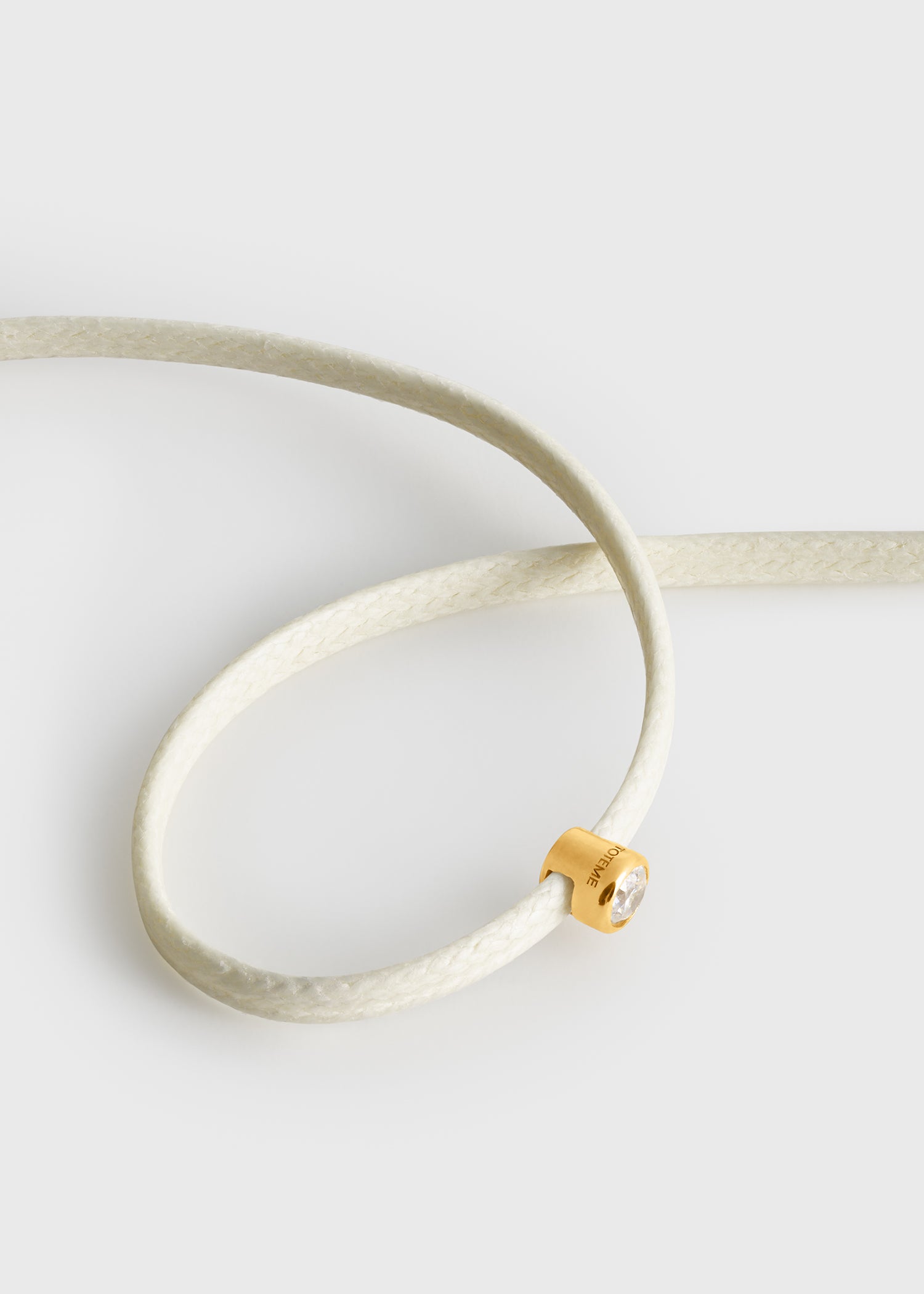 Mini diamond bracelet white/gold