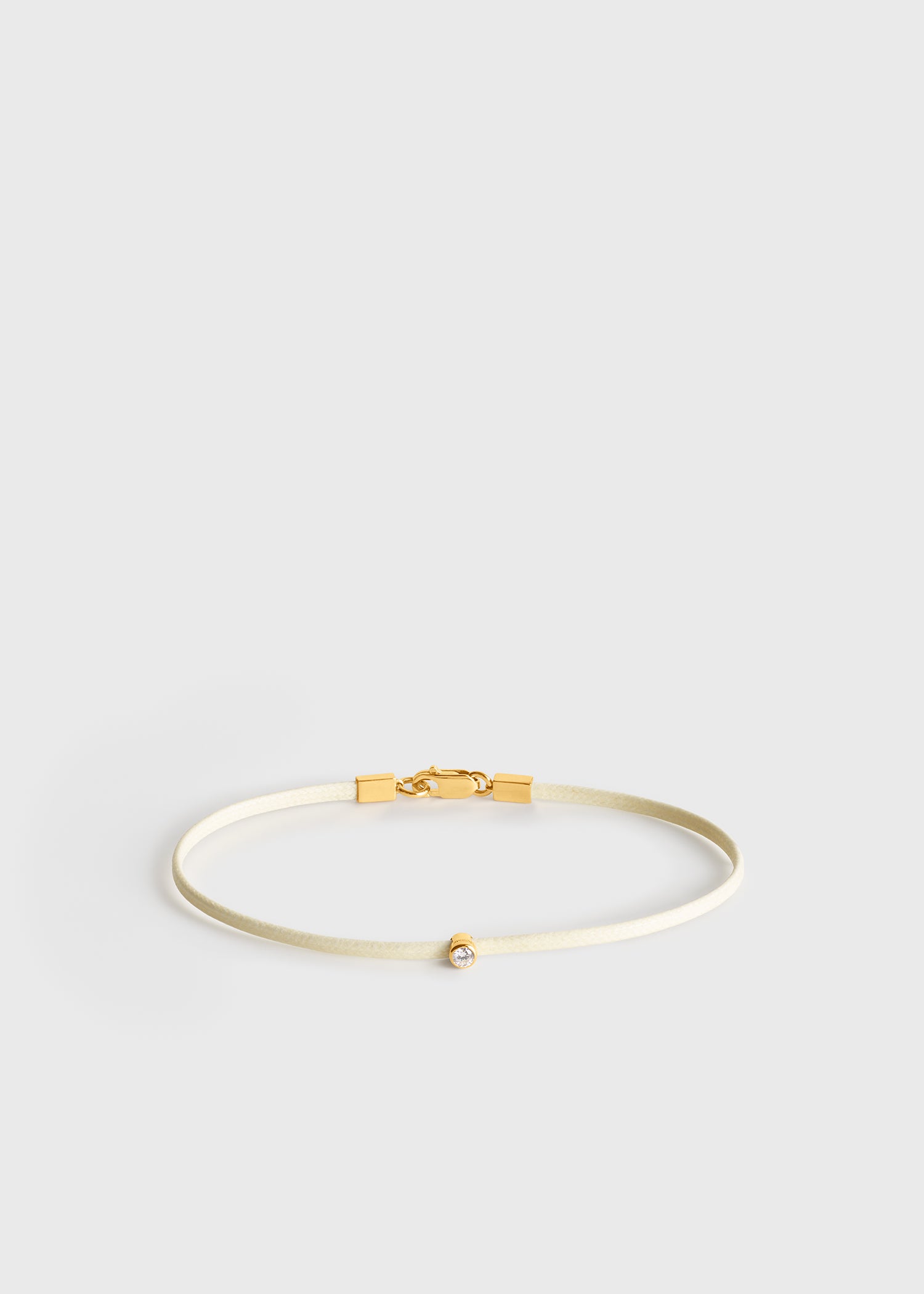 Mini diamond bracelet white/gold