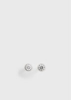 Mini diamond studs silver/white
