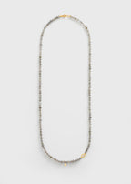 Infinity bead necklace glacier
