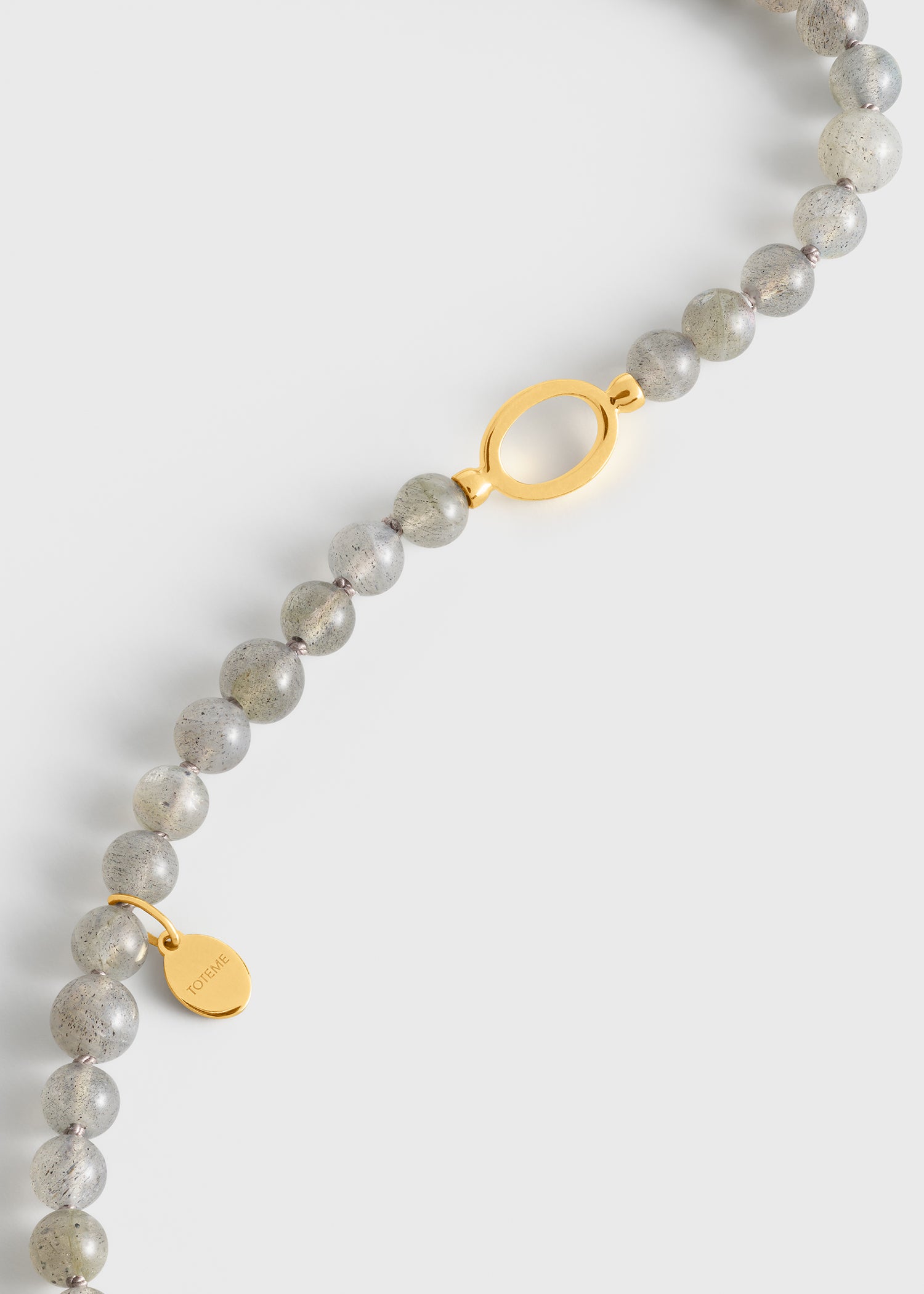 Infinity bead necklace glacier