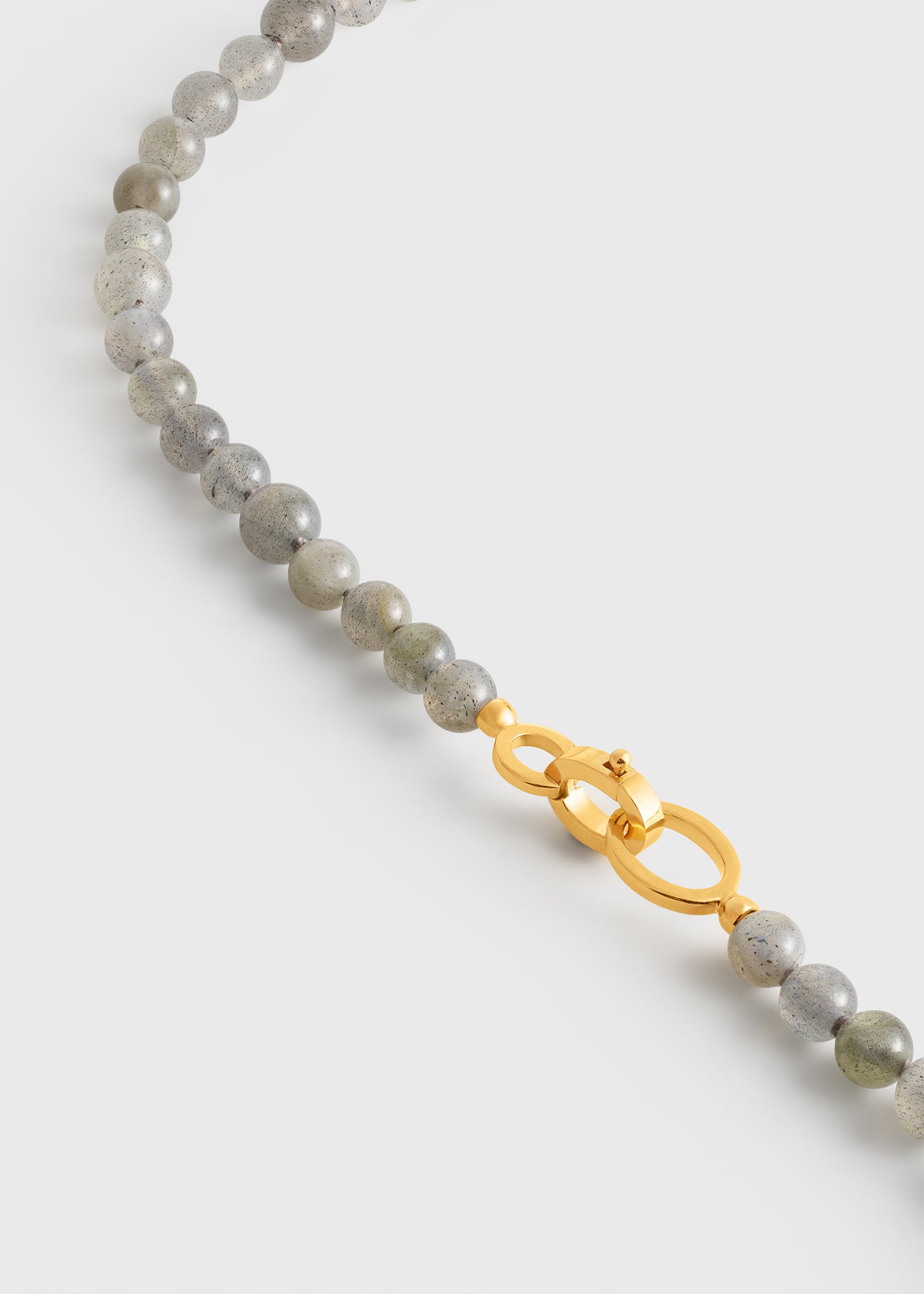 Infinity bead necklace glacier