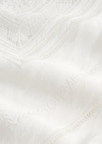 Lace scarf white