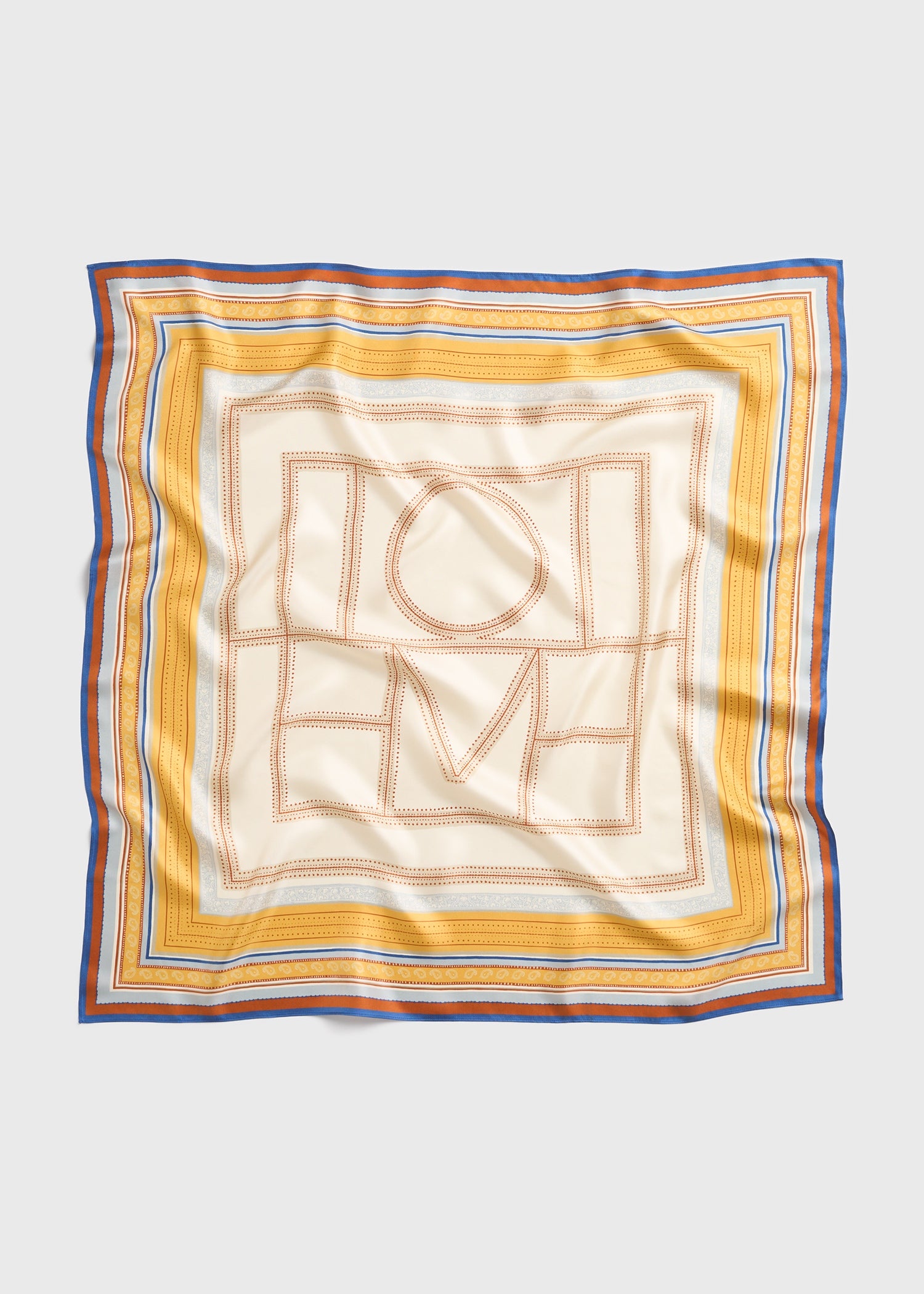 Collector scarf cream/daffodil