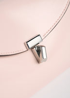 Mini T-lock naplack clutch flamingo