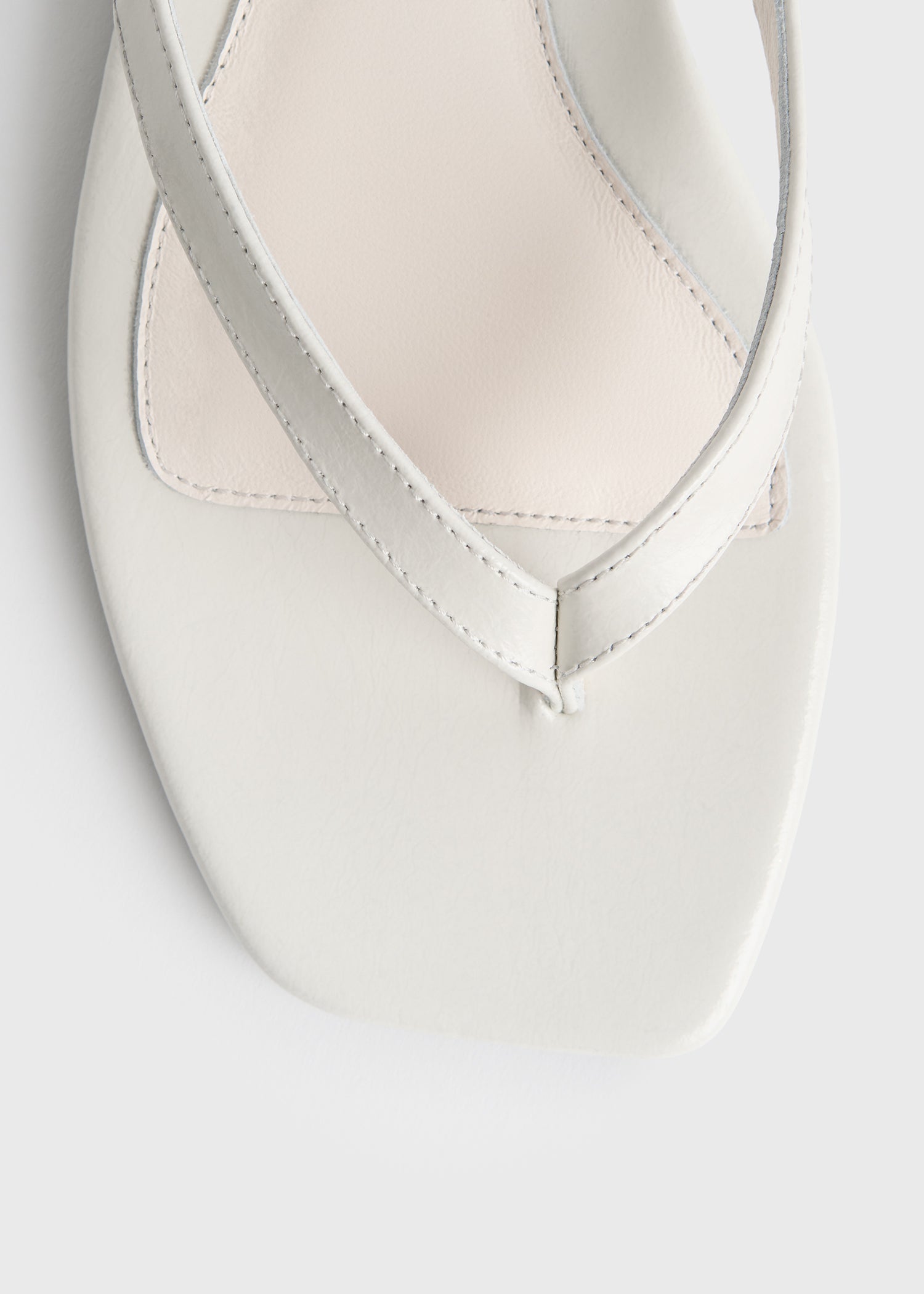 Naplack flip flops off-white