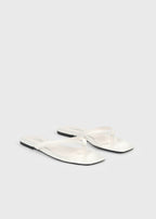Naplack flip flops off-white
