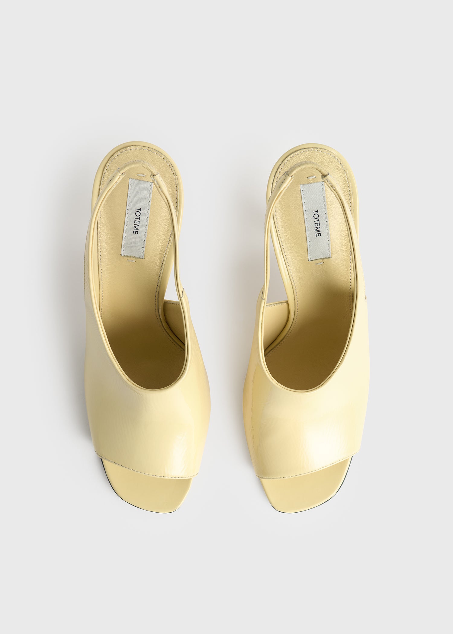 Contour naplack slingbacks buttercup