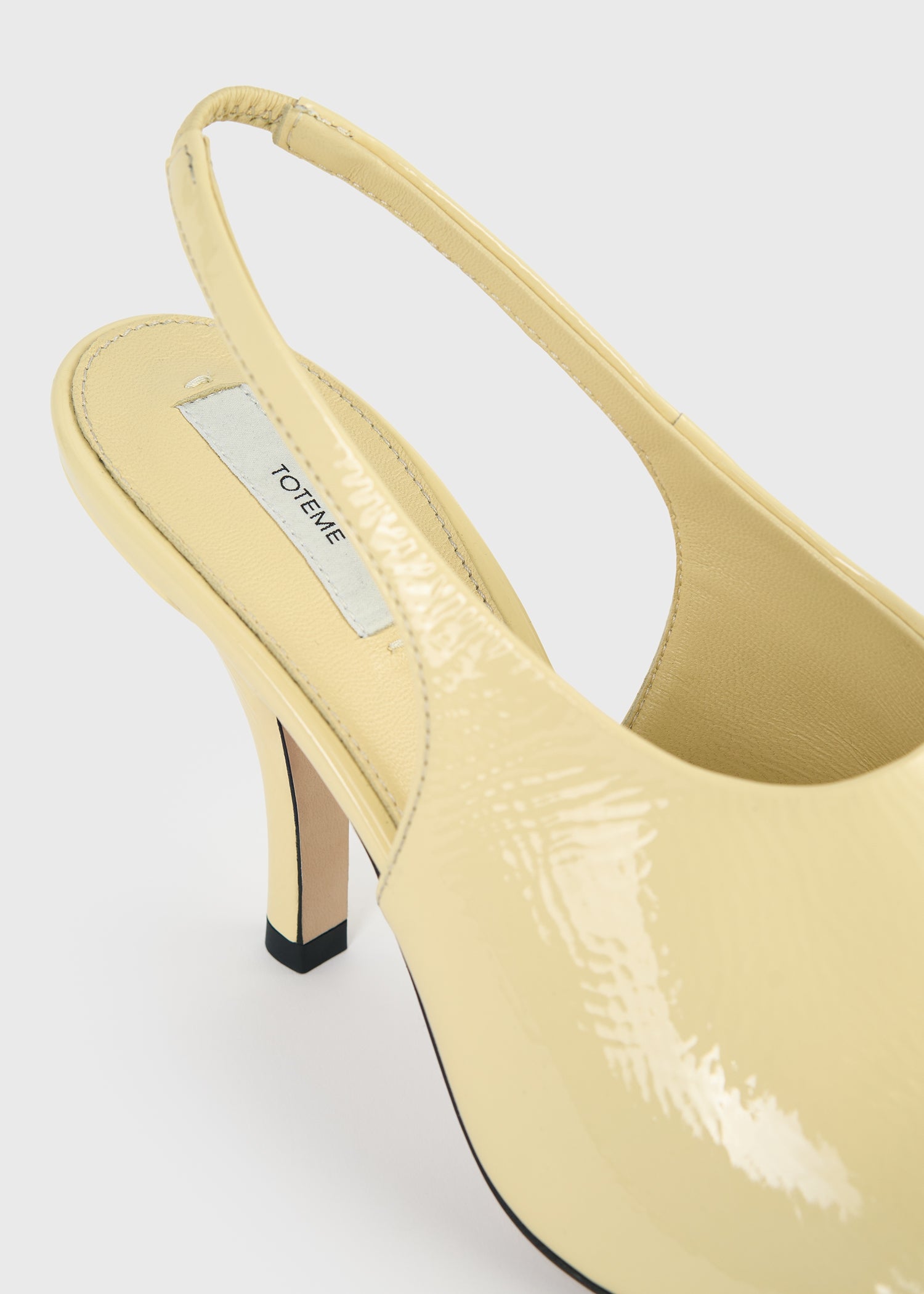 Contour naplack slingbacks buttercup