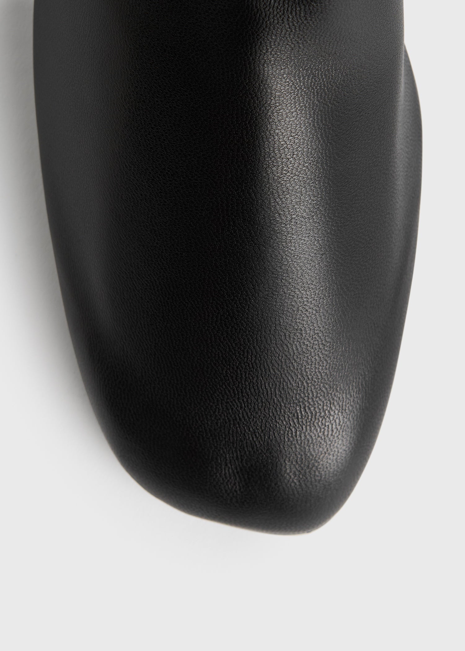 Soft nappa ankle boots black