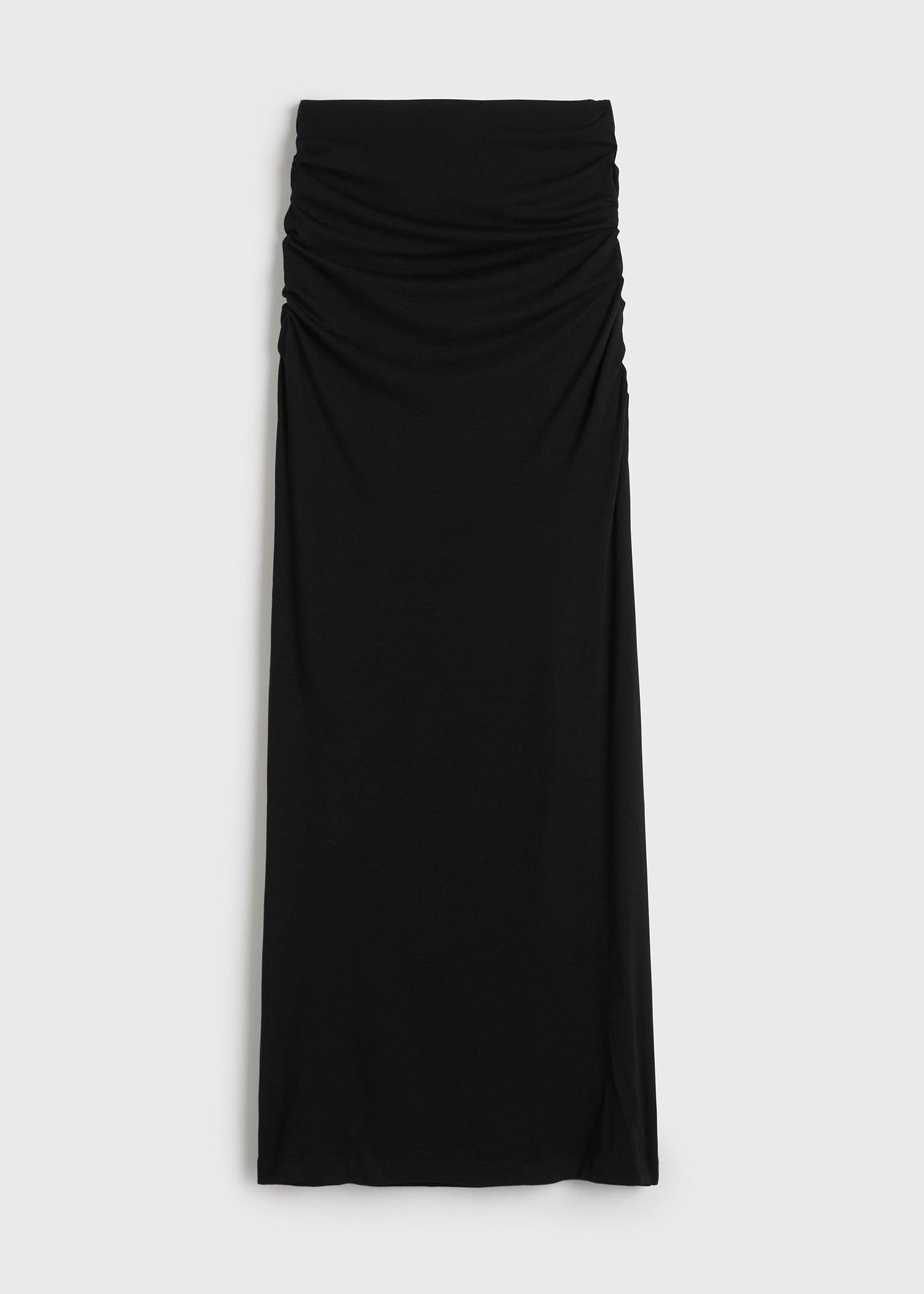 Draped jersey skirt black – TOTEME