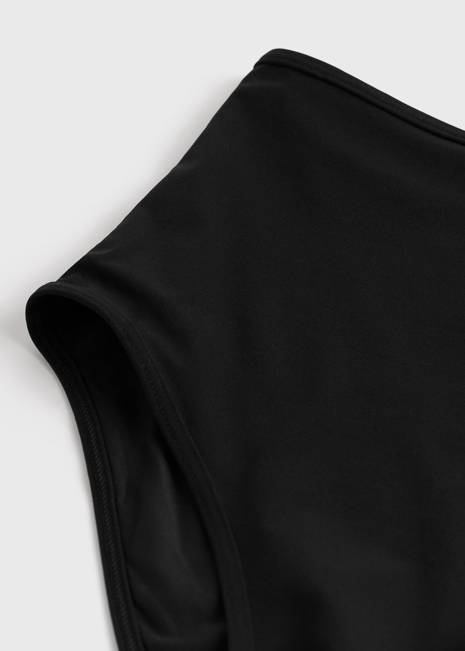 High bikini bottoms black