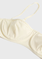 Balconette bikini top ecru