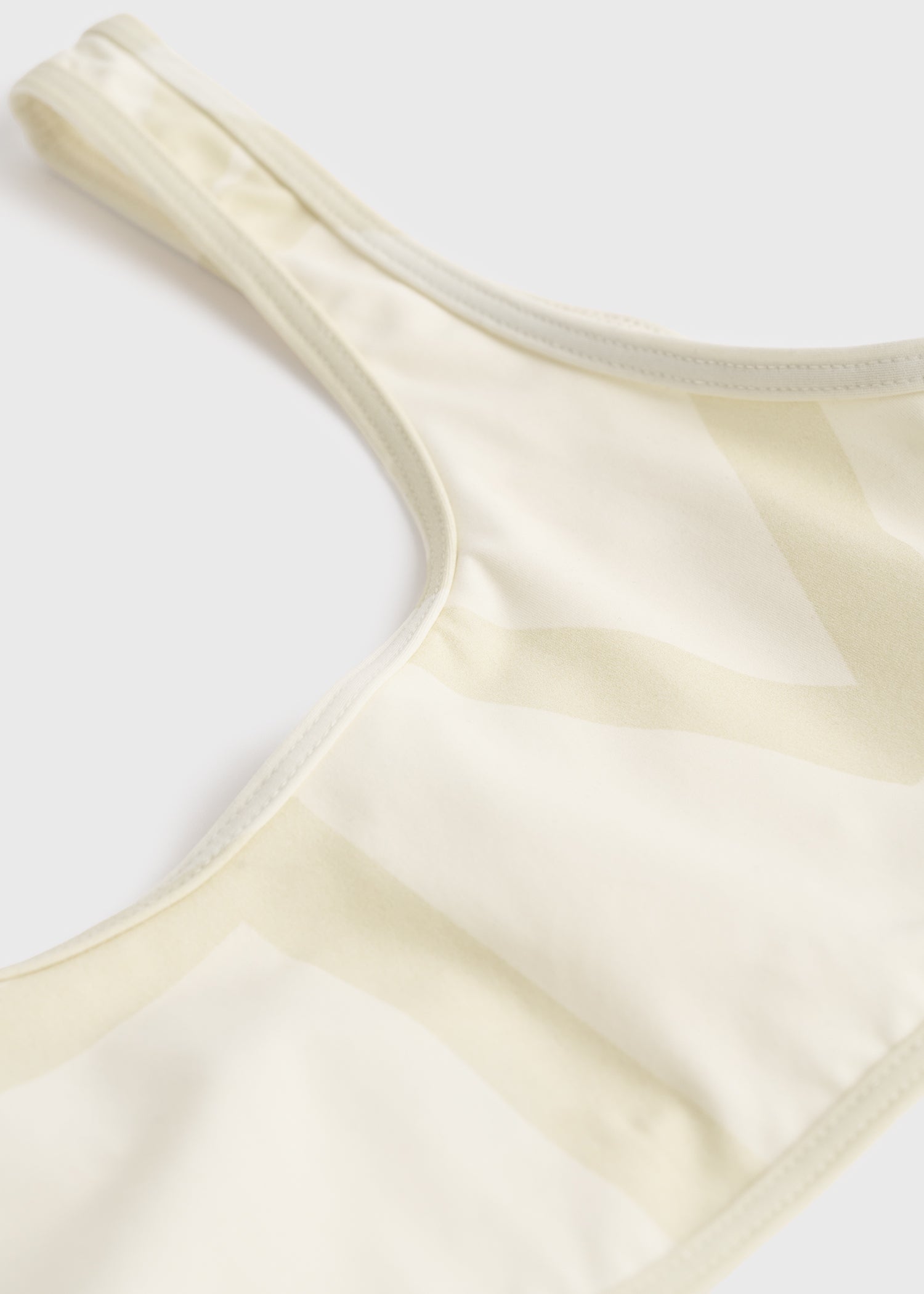 Monogram bikini top sand