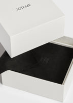 Jasper studs black/off white