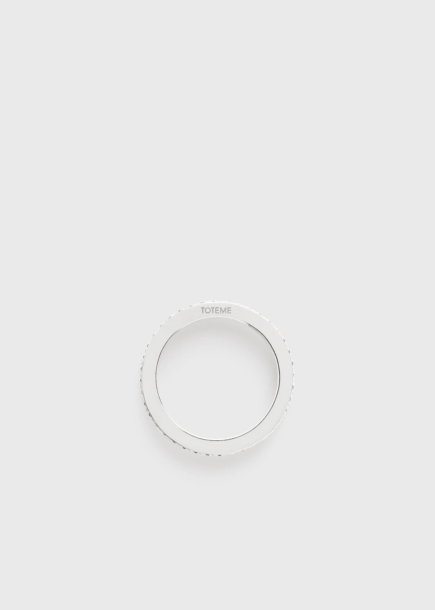 Eternity diamond midi ring 18kt white gold