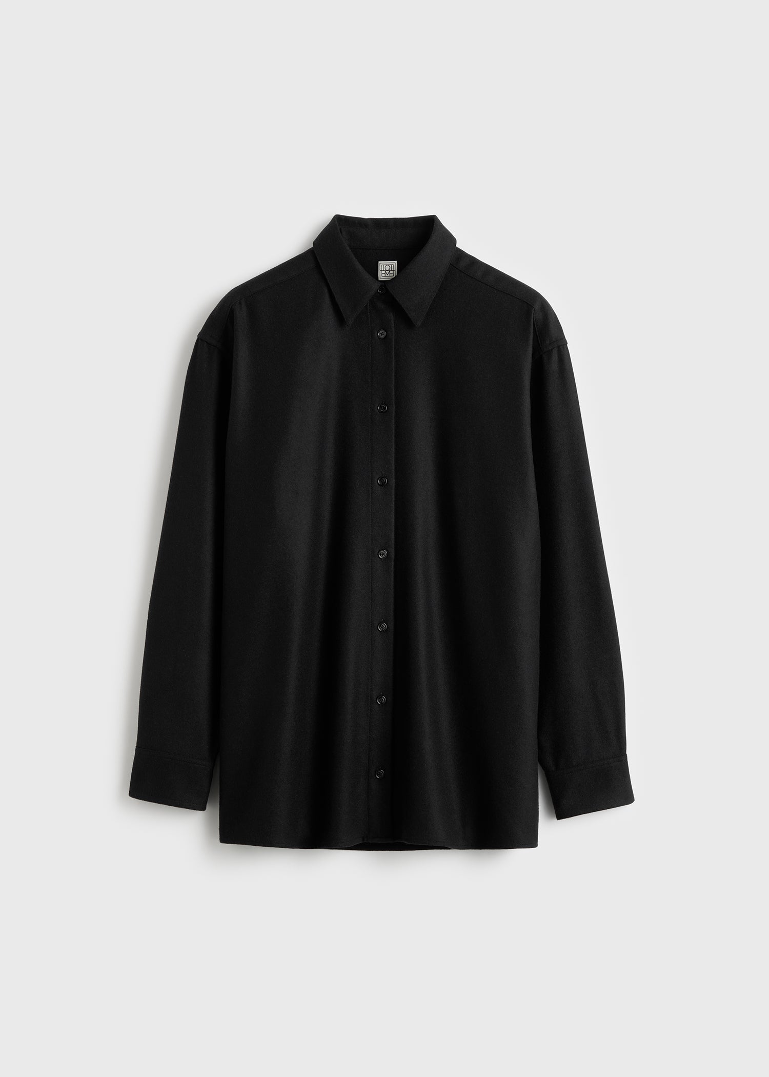 Classic winter shirt black