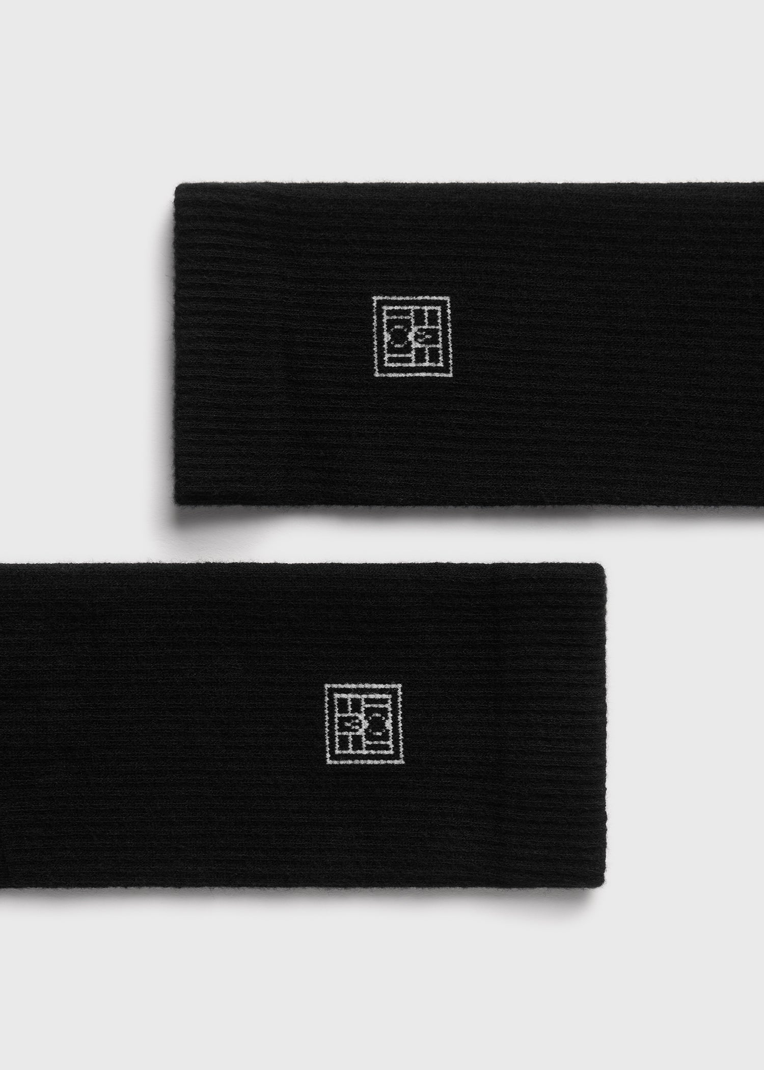 Monogram socks black