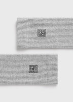 Monogram socks light grey